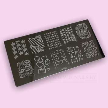 Пластина для стемпинга DN-008