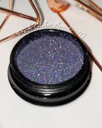 Светоотражающий Flash glitter голубой голографик Арт.7047G   