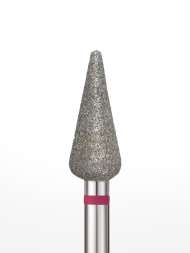 Фреза алмазная с закругленным концом "КАПЛЯ" 5,0 мм мелкая зернистость