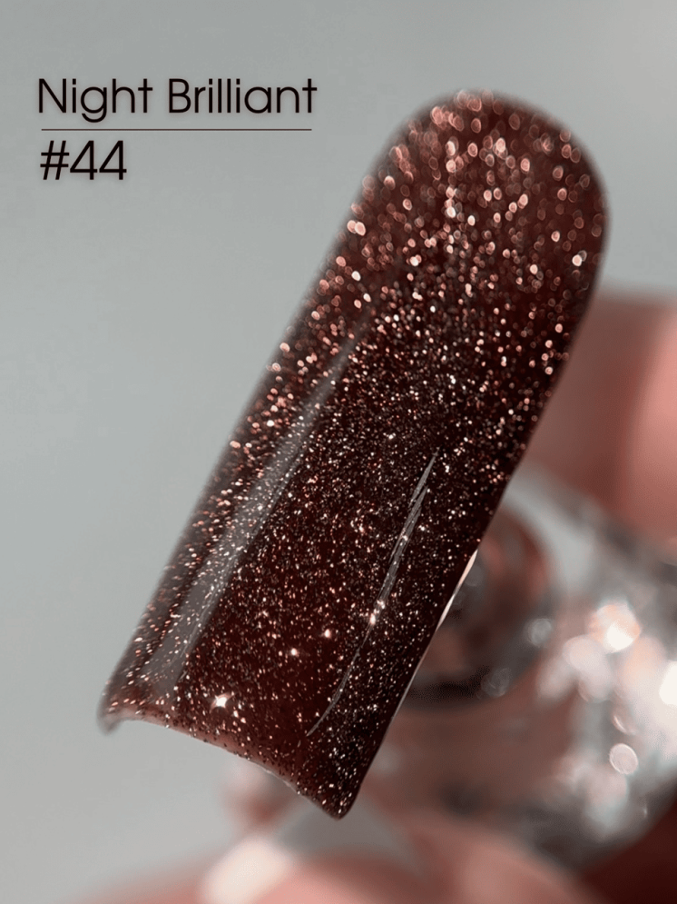 ROYAL Светоотражающий гель-лак "Ночной Бриллиант" NDG44