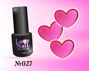 027 LOVE NAIL ГЕЛЬ ЛАК класса Premium 