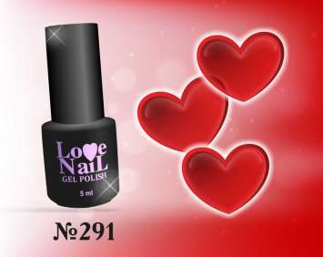 291 LOVE NAIL ГЕЛЬ ЛАК класса Premium   