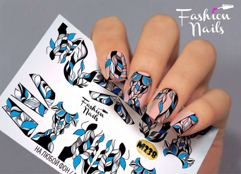 Fashion Nails Слайдер-дизайн METALLIC № 238