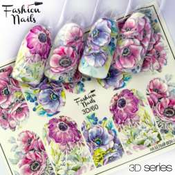 Fashion Nails Слайдер-дизайн 3D № 60