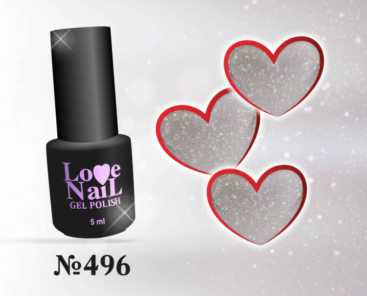 496 LOVE NAIL ГЕЛЬ ЛАК класса Premium          