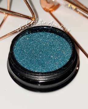 Светоотражающий Flash glitter лазурный Арт.7048