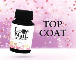 Топ с липким слоем (Top Coat) 5 мл LOVE NAIL 