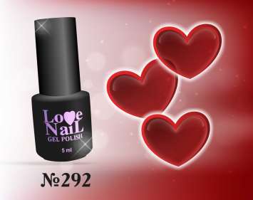 292 LOVE NAIL ГЕЛЬ ЛАК класса Premium  
