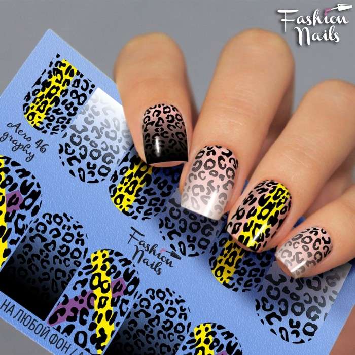 Fashion Nails Слайдер-дизайн AEROGRAPHY № 46