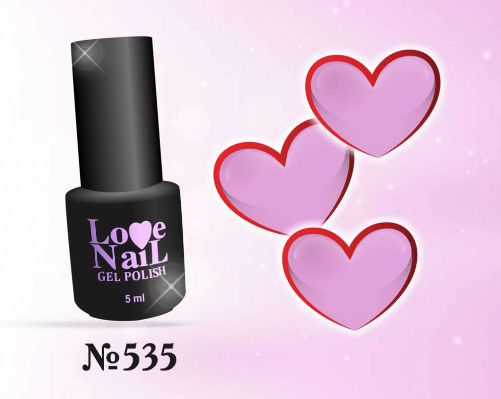 535 LOVE NAIL ГЕЛЬ ЛАК класса Premium