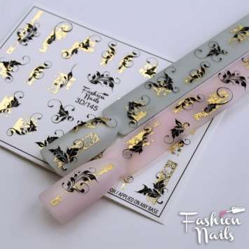 Fashion Nails Слайдер-дизайн 3D № 145