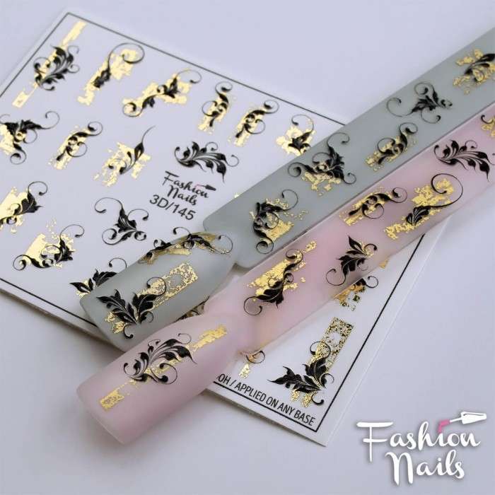Fashion Nails Слайдер-дизайн 3D № 145