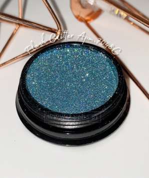 Светоотражающий Flash glitter лазурный голографик Арт.7048G    
