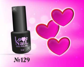 129 LOVE NAIL ГЕЛЬ ЛАК класса Premium 