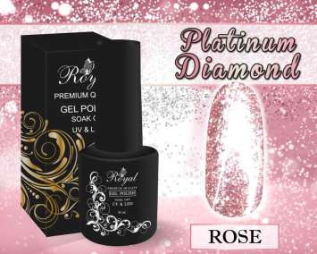 Гель-лак ROYAL Платинум Rose 10 ml                