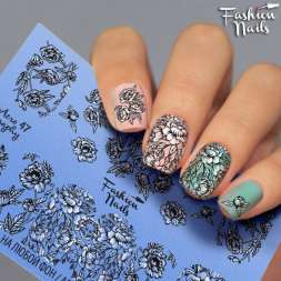 Fashion Nails Слайдер-дизайн AEROGRAPHY № 47