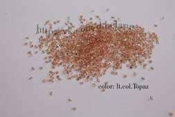 Фианиты Lt.col.topaz 100 шт   