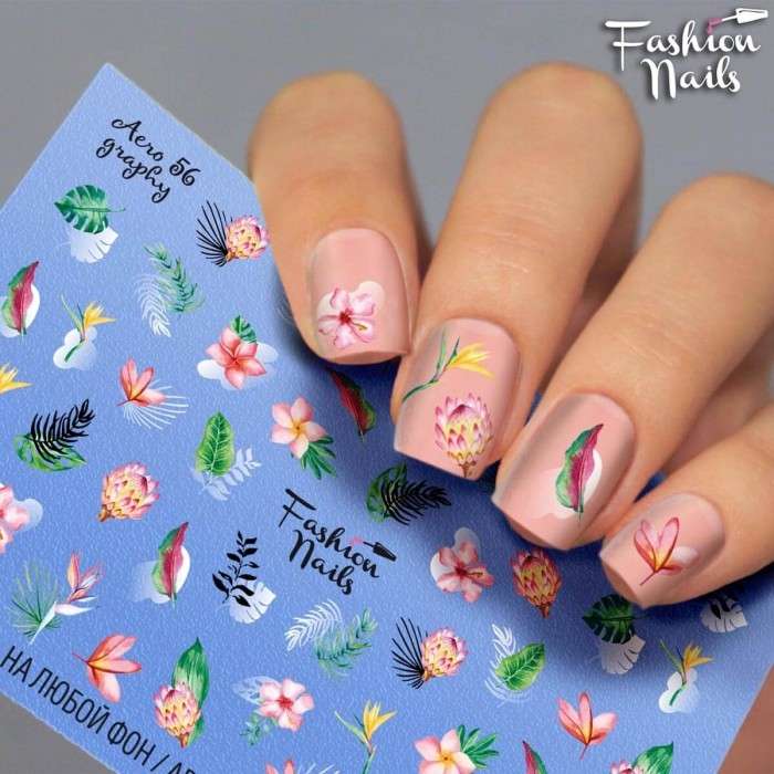 Fashion Nails Слайдер-дизайн AEROGRAPHY № 56