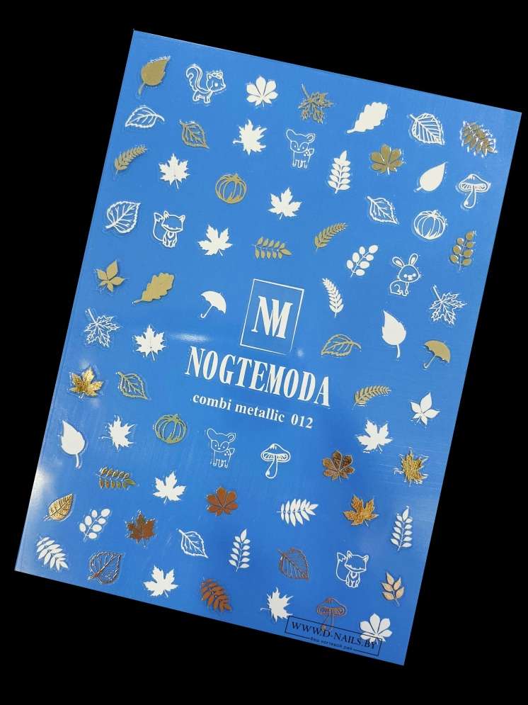 Наклейки Nogtemoda Combi Metallic № 012
