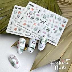 Fashion Nails Слайдер-дизайн WHITE № 101