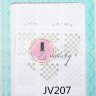 Трафарет для дизайна ногтей JV207