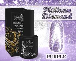 Гель-лак ROYAL Платинум Purple 10 ml              