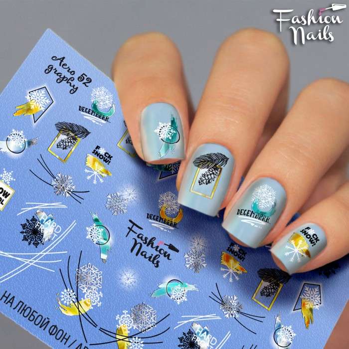 Fashion Nails Слайдер-дизайн AEROGRAPHY № 52