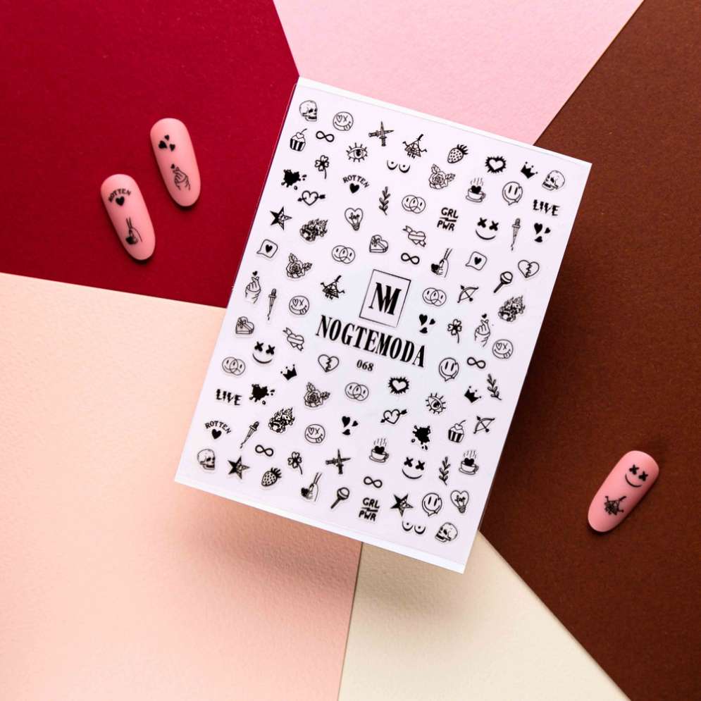 Наклейки Nogtemoda № 068