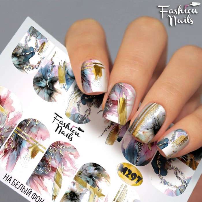 Fashion Nails Слайдер-дизайн METALLIC № 297