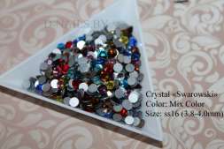 Стразы ss16 MIX color 3.8-4mm 100шт    