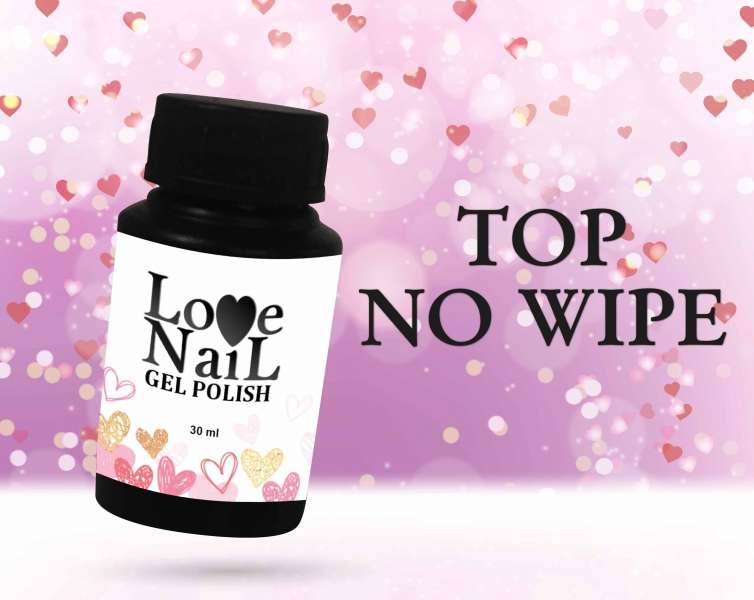 Топ без липкого слоя (Top No Wipe Medium) LOVE NAIL 