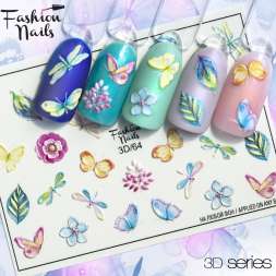 Fashion Nails Слайдер-дизайн 3D № 64