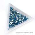 Стразы Swarovski EMERALD AB MIX 144 шт (микс размеры)       