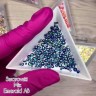 Стразы Swarovski EMERALD AB MIX 144 шт (микс размеры)       