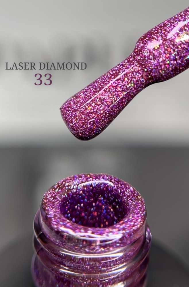 LD33 Гель-лак ROYAL Лазер Даймонд 10 ml                     