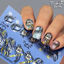 Fashion Nails Слайдер-дизайн AEROGRAPHY № 53