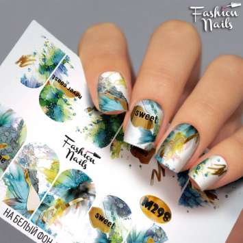 Fashion Nails Слайдер-дизайн METALLIC № 298