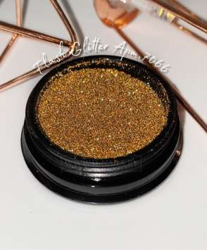 Светоотражающий Flash glitter яркое золото Арт.7066