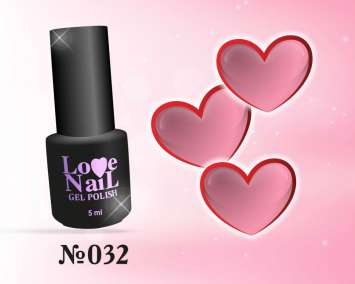 032 LOVE NAIL ГЕЛЬ ЛАК класса Premium 