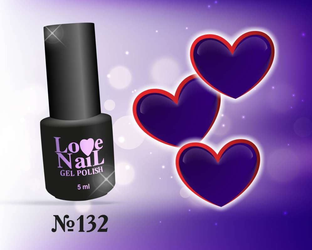 132 LOVE NAIL ГЕЛЬ ЛАК класса Premium  