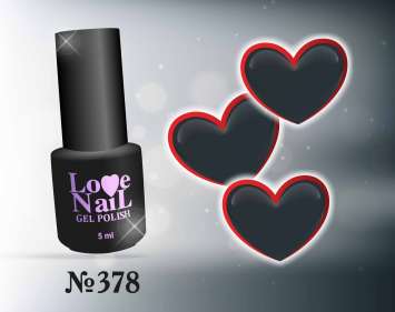 378 LOVE NAIL ГЕЛЬ ЛАК класса Premium   