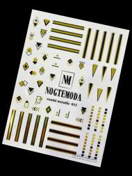 Наклейки Nogtemoda Combi Metallic № 015
