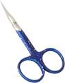 Ножницы для кутикулы Silver Star НСС-6 BLUE (22мм) ручной заточки узкие, загнутые серия Classic   
