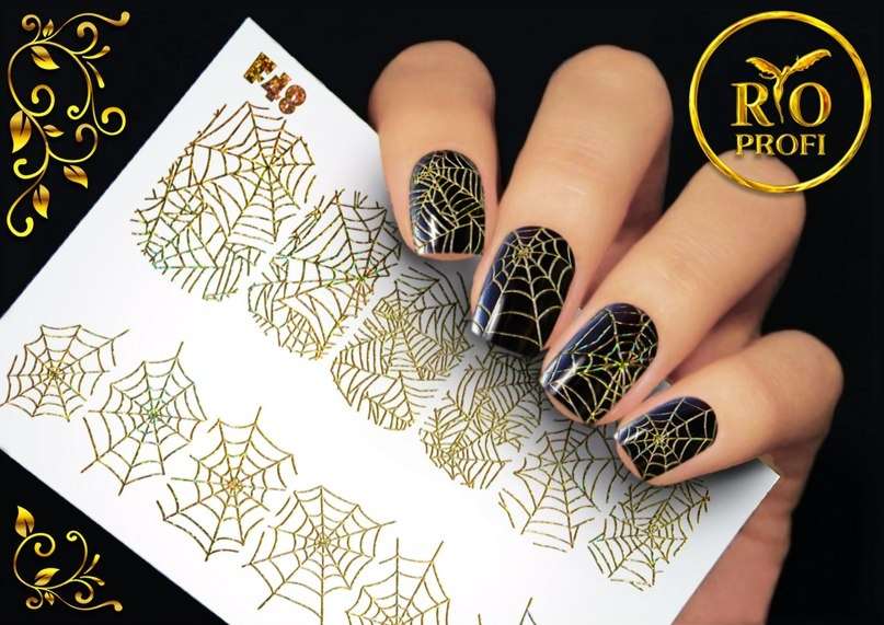 Rio Profi Слайдер дизайн фольгированный Золото №48