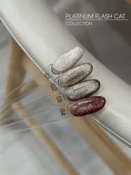 Гель-лак ROYAL Кошачий глаз "PLATINUM FLASH CAT" №02