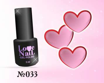 033 LOVE NAIL ГЕЛЬ ЛАК класса Premium 