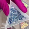 Стразы Swarovski SAPPHIRE AB MIX 1440 шт (микс размеры)          
