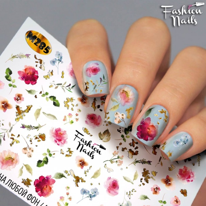Fashion Nails Слайдер-дизайн METALLIC № 285