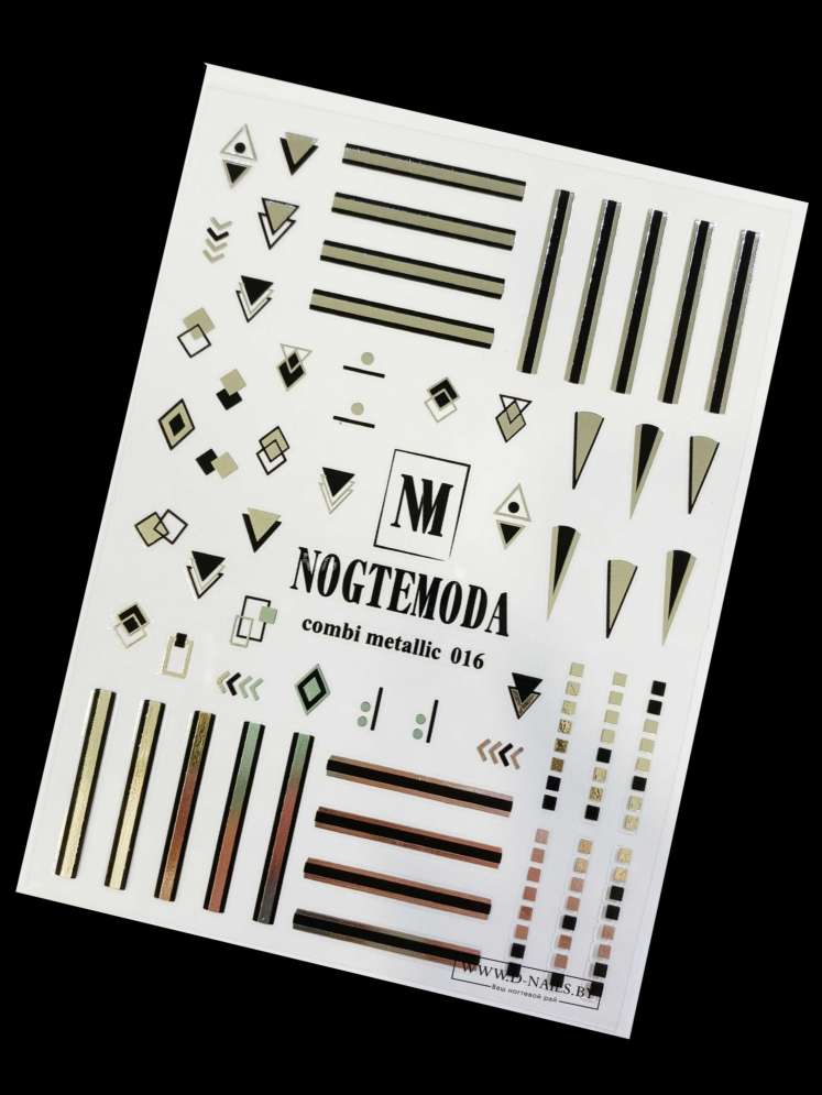 Наклейки Nogtemoda Combi Metallic № 016