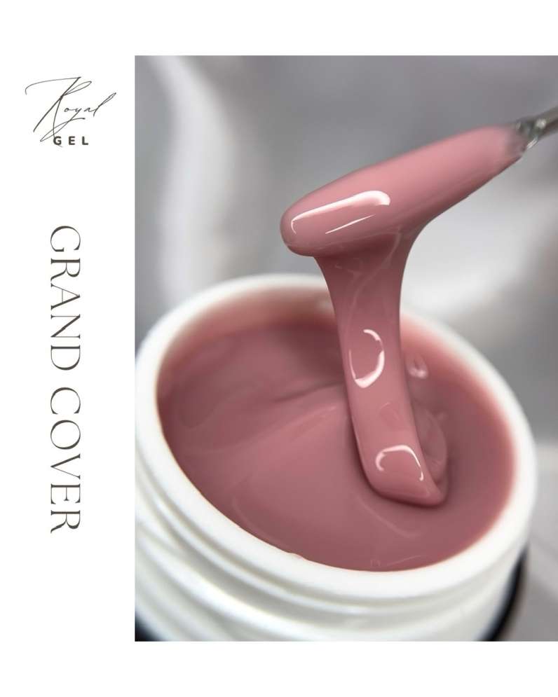 Камуфлирующий гель Royal GRAND COVER — идеальный бежево-розовый камуфляж